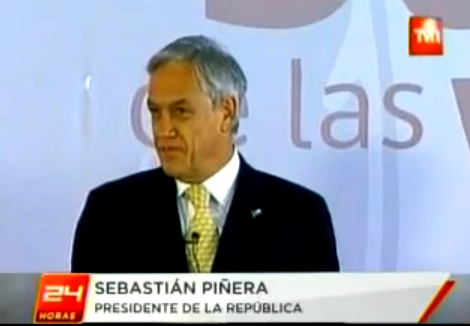 Noticiario central de TVN  lleva la mayor cantidad de declaraciones de Piñera
