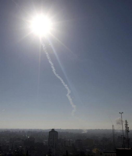 Misil disparado desde Gaza cae por primera vez en 40 años cerca de Jerusalén Misil disparado desde Gaza cae por primera vez en 40 años cerca de Jerusalén