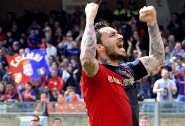 Fútbol: Mauricio Pinilla dijo presente en empate del Cagliari ante el Palermo Fútbol: Mauricio Pinilla dijo presente en empate del Cagliari ante el Palermo
