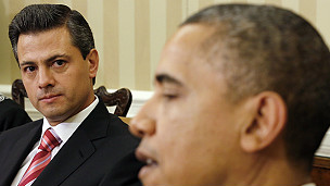 Las dos agendas de Obama en México Las dos agendas de Obama en México