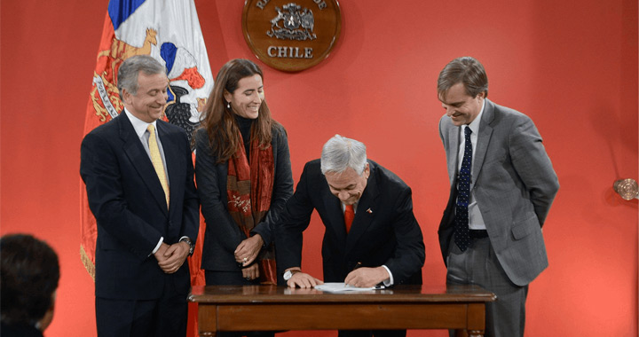Piñera firma proyecto que crea el nuevo Ministerio de Cultura Piñera firma proyecto que crea el nuevo Ministerio de Cultura
