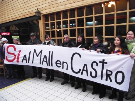 Veinte organizaciones locales defienden construcción del mall de Castro