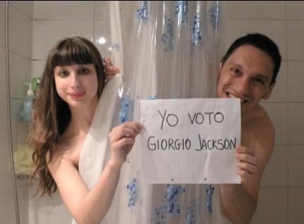 Giorgio Jackson lanza la primera franja participativa en cuatro segundos Giorgio Jackson lanza la primera franja participativa en cuatro segundos