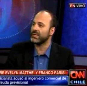Vocero de campaña de Parisi: “Pregúntele a Matthei por qué no ha pagado durante 30 años las contribuciones de su casa” Vocero de campaña de Parisi: