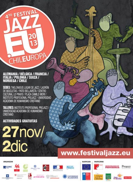 A jazzear en primavera: se viene el 4° Festival de Jazz ChilEUropa A jazzear en primavera: se viene el 4° Festival de Jazz ChilEUropa