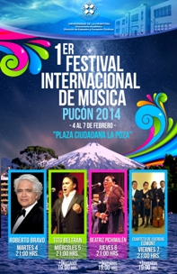 UFRO realiza el Primer Festival de Música Pucón 2014 UFRO realiza el Primer Festival de Música Pucón 2014