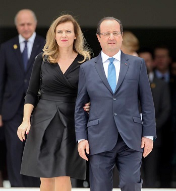 Hollande oficializa su ruptura con la primera dama, Valérie Trierweiler Hollande oficializa su ruptura con la primera dama, Valérie Trierweiler