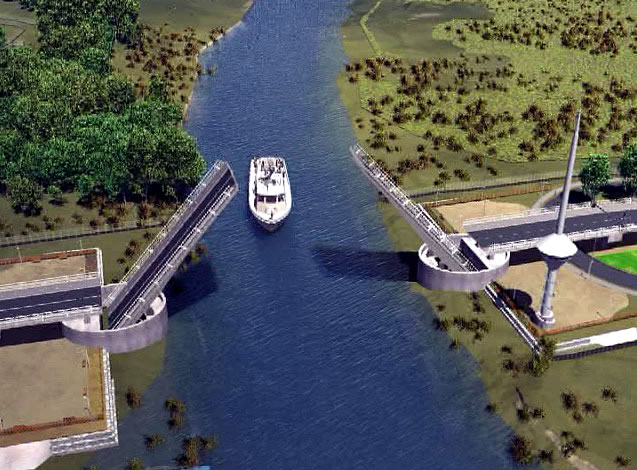 El mejor puente de la historia: MOP reconoce instalación al revés de brazos de obra sobre el río Cau Cau El mejor puente de la historia: MOP reconoce instalación al revés de brazos de obra sobre el río Cau Cau