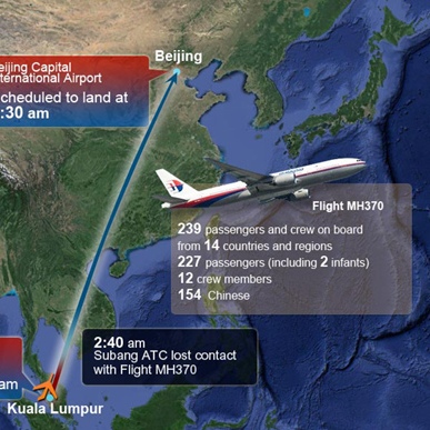 Extienden la zona de búsqueda del avión de Malaysia Airlines Extienden la zona de búsqueda del avión de Malaysia Airlines