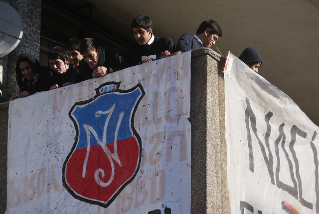 Alumnos del Instituto Nacional votan a favor de toma indefinida Alumnos del Instituto Nacional votan a favor de toma indefinida