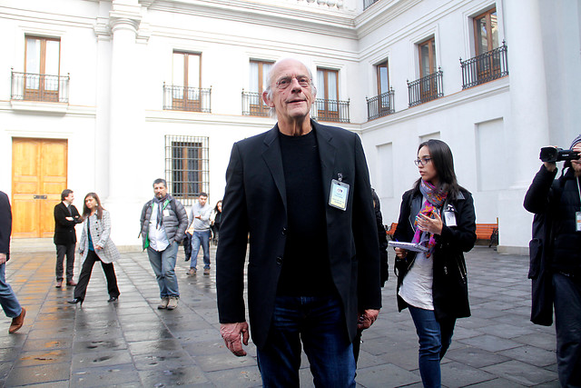 Christopher Lloyd en su paso por Chile: “Hay mucha historia y mucha tragedia también” Christopher Lloyd en su paso por Chile: