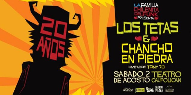 Chancho en Piedra y Los Tetas en Teatro Caupolicán Chancho en Piedra y Los Tetas en Teatro Caupolicán