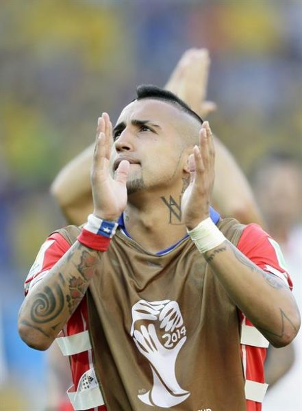 Arturo Vidal: “Es difícil quedar eliminado así, dimos todo en este partido” Arturo Vidal: “Es difícil quedar eliminado así, dimos todo en este partido