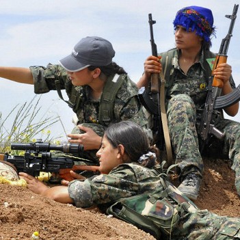 La fuerza de élite de mujeres kurdas que enfrentan a Estado Islámico La fuerza de élite de mujeres kurdas que enfrentan a Estado Islámico