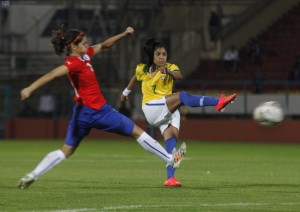La ‘Roja’ cayó ante Brasil por la Copa América femenina ‘Ecuador 2014’ La 'Roja' cayó ante Brasil por la Copa América femenina 'Ecuador 2014'