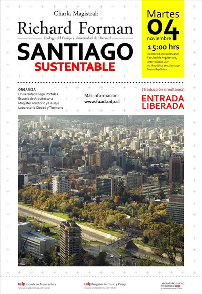 Conferencia «Santiago: ¿una capital sustentable?»