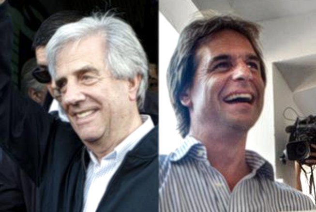 Uruguay buscará presidente en apretada segunda vuelta entre Vázquez y Lacalle