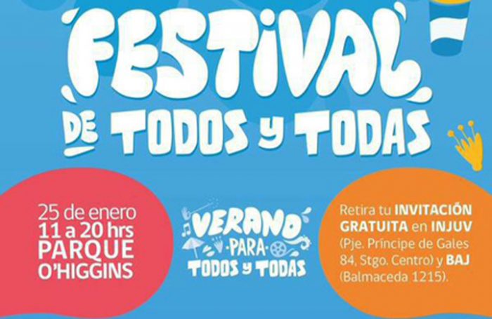 Música, artes escénicas y feria ciudadana en “Festival de Todos y Todas” Música, artes escénicas y feria ciudadana en “Festival de Todos y Todas”
