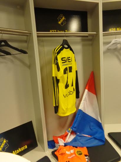 Un “memorial” en el vestuario del estadio más moderno de Europa Un “memorial” en el vestuario del estadio más moderno de Europa