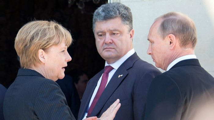 Ucrania: Hollande, Merkel, Putin y Poroshenko piden aplicar la tregua “sin excepción” Ucrania: Hollande, Merkel, Putin y Poroshenko piden aplicar la tregua
