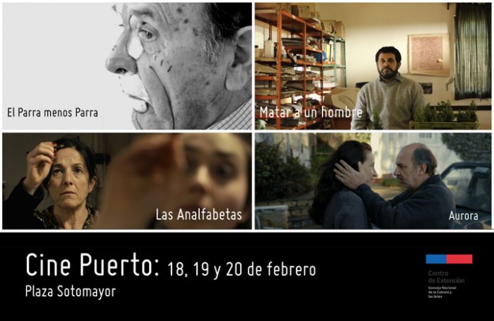 Ciclo “Cine Puerto” en Plaza Sotomayor, Valparaíso, del 18 al 20 de febrero Ciclo “Cine Puerto” en Plaza Sotomayor, Valparaíso, del 18 al 20 de febrero