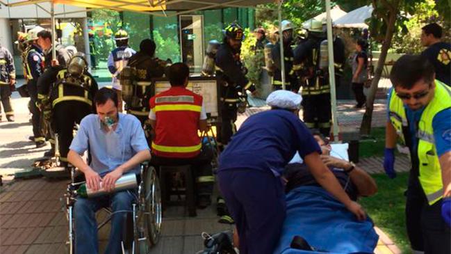 Tres muertos por inhalación de ácido clorhídrico en clínica de Vitacura Tres muertos por inhalación de ácido clorhídrico en clínica de Vitacura