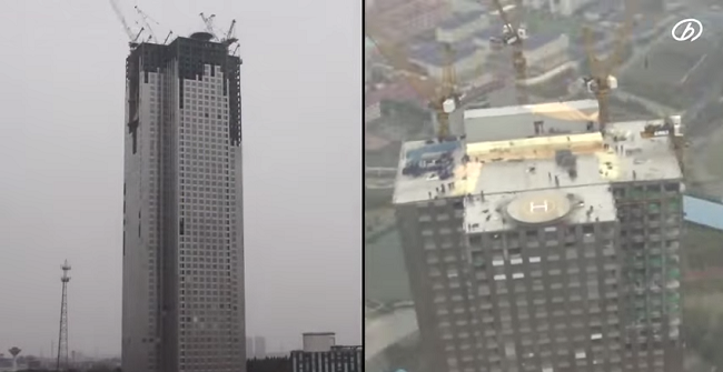 Video: Empresa china es capaz de construir un rascacielos en sólo 19 días