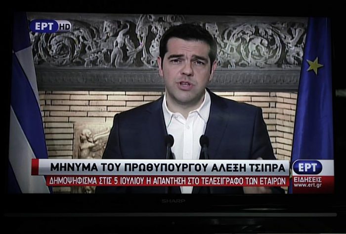 Primer ministro griego convoca un referéndum para que helenos decidan si aceptar oferta de los acreedores Primer ministro griego convoca un referéndum para que helenos decidan si aceptar oferta de los acreedores