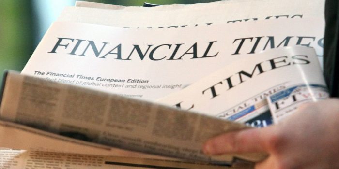 La biblia de las finanzas estaría en el mercado: controlador del Financial Times evalúa vender el diario en US$1.6 billones La biblia de las finanzas estaría en el mercado: controlador del Financial Times evalúa vender el diario en US$1.6 billones