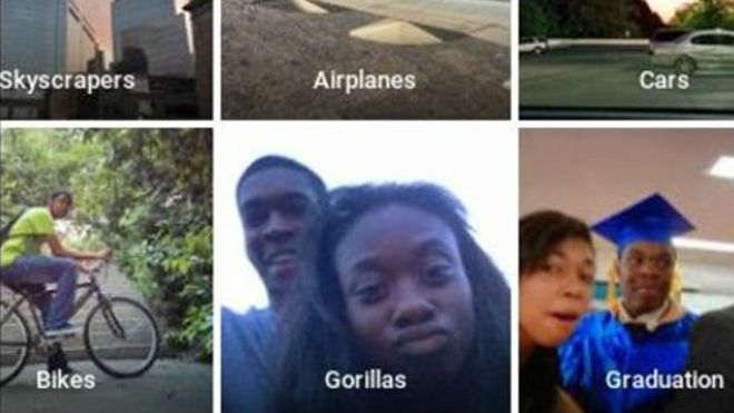 Google confunde a una pareja negra con gorilas Google confunde a una pareja negra con gorilas