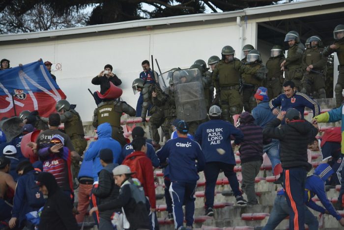 ANFP anunció acciones legales por el actuar de “delincuentes” en partido entre Rangers y la U ANFP anunció acciones legales por el actuar de