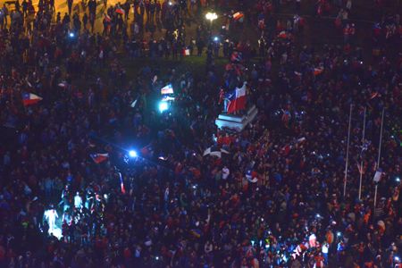Se terminó la mufa: Todo Chile celebró a los campeones de América Se terminó la mufa: Todo Chile celebró a los campeones de América