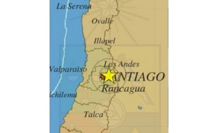 Leve sismo sacude las regiones Metropolitana, de Valparaíso y de O’Higgins Leve sismo sacude las regiones Metropolitana, de Valparaíso y de O'Higgins