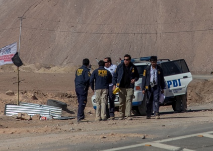 Familia de trabajador contratista de Codelco muerto en El Salvador pone en duda informe balístico Familia de trabajador contratista de Codelco muerto en El Salvador pone en duda informe balístico