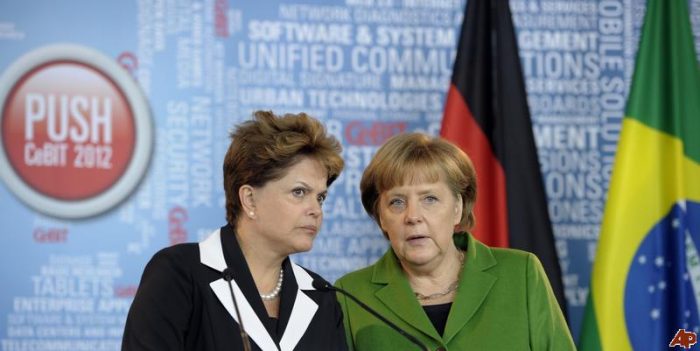 Alemania defiende visita de Merkel a Brasil pese a protestas masivas