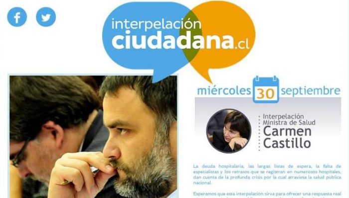 Diputados UDI lanzan página web interpelacionciudadana.cl Diputados UDI lanzan página web interpelacionciudadana.cl