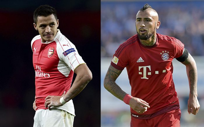 Todo listo en Munich: Alexis y Vidal se enfrentan en la ida de los octavos de la Champions Todo listo en Munich: Alexis y Vidal se enfrentan en la ida de los octavos de la Champions