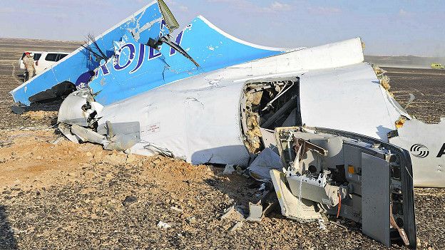 Incertidumbre sobre las causas del accidente de un avión ruso en Egipto
