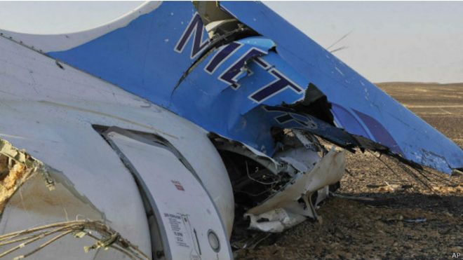 “Factores externos” causaron el accidente del avión ruso en Egipto, dice línea aérea