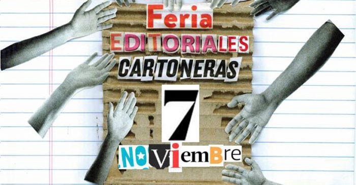 Tercera feria de editoriales cartoneras en Café Literario Parque Bustamente, 7 de noviembre