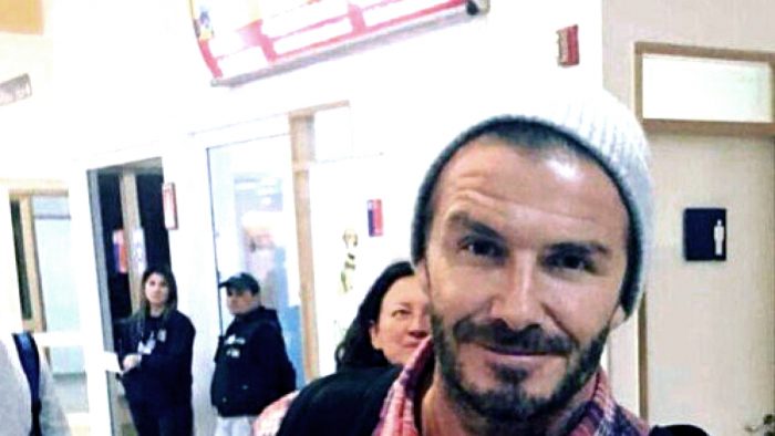 David Beckham llega a Chile para filmar documental en la Antártica David Beckham llega a Chile para filmar documental en la Antártica