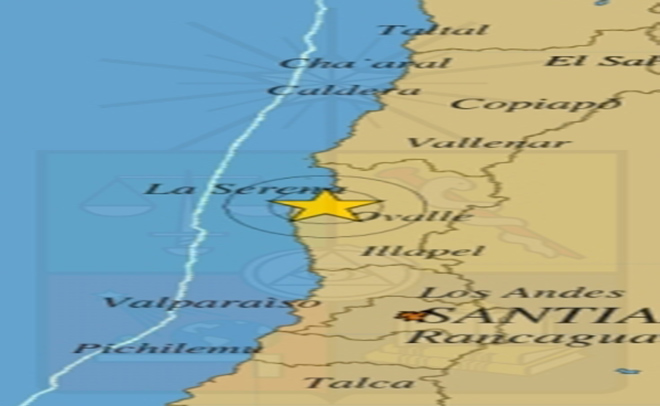 Temblor de 5 grados sacude a la región de Coquimbo Temblor de 5 grados sacude a la región de Coquimbo