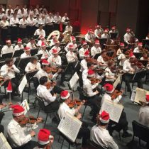 Sin brillar, Orquesta Sinfónica brindó alegría en concierto navideño en Corpartes