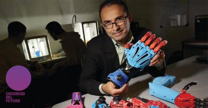 Jorge Zúñiga, el científico chileno que cambió el mundo con sus prótesis 3D Jorge Zúñiga, el científico chileno que cambió el mundo con sus prótesis 3D