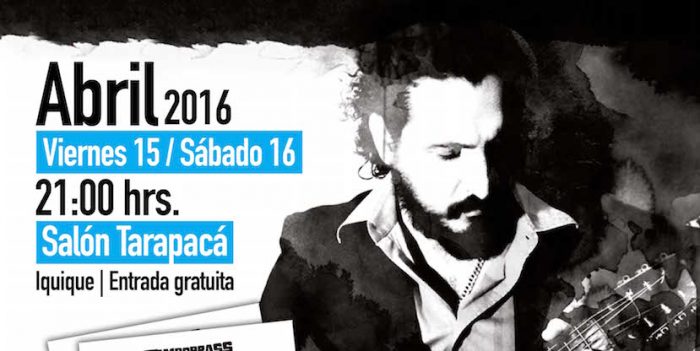 Músico Cristián Sanhueza presenta su trabajo “Tambobrass Acústica” en Salón Tarapacá de Iquique, 15 y 16 de abril Músico Cristián Sanhueza presenta su trabajo “Tambobrass Acústica” en Salón Tarapacá de Iquique, 15 y 16 de abril