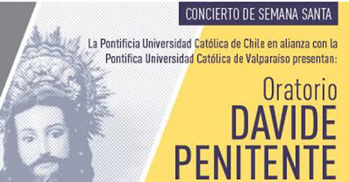 «Davide Penitente» de Mozart presentado por Instituto de Música UC en Santiago y Valparaíso, 20 y 21 de marzo. Entrada liberada.