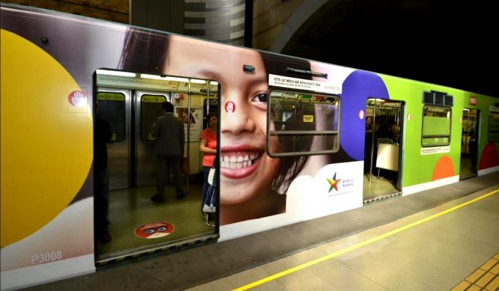América Solidaria inaugura colorido tren del Metro que invita a construir una sociedad más justa América Solidaria inaugura colorido tren del Metro que invita a construir una sociedad más justa
