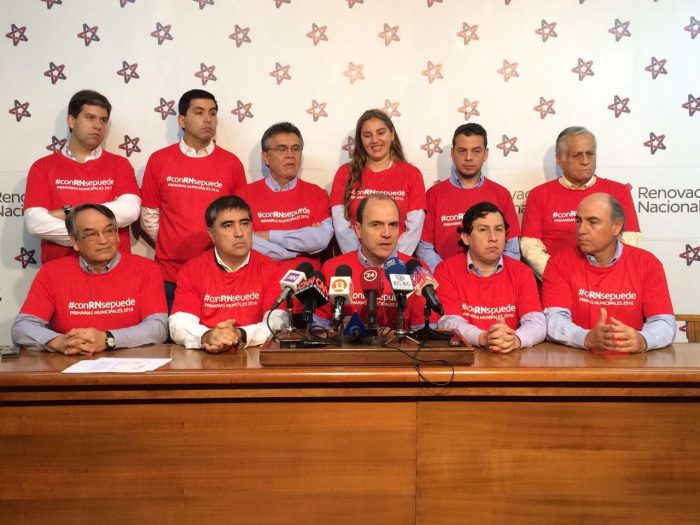 RN presentó a sus candidatos a alcalde para primarias legales de Chile Vamos RN presentó a sus candidatos a alcalde para primarias legales de Chile Vamos