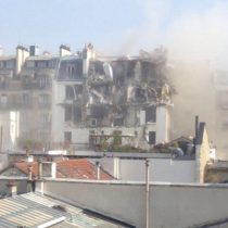 [Video] Violenta explosión de gas sacude al centro de París