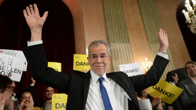 El ecologista Van der Bellen logra derrotar a la ultraderecha en Austria y será el nuevo presidente El ecologista Van der Bellen logra derrotar a la ultraderecha en Austria y será el nuevo presidente